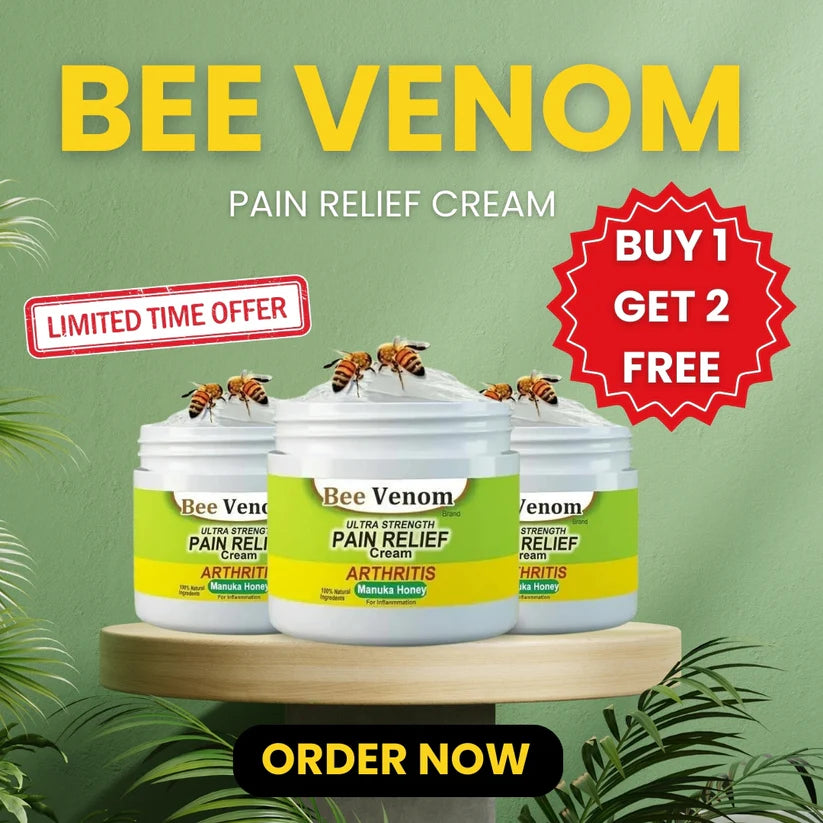 Bee Venom Pain Relief Cream | Buy 1 Get 2 Free đĽ