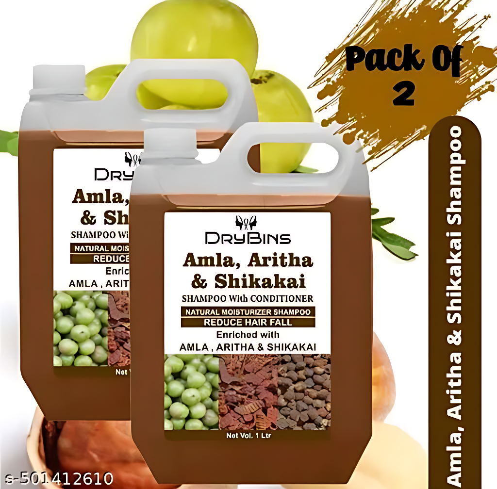 Amla, Aritha & Shikakai Shampoo with Conditioner | 2 Ltr