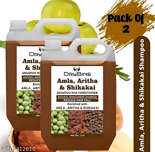 2 Ltr | Amla, Aritha & Shikakai Shampoo with Conditioner